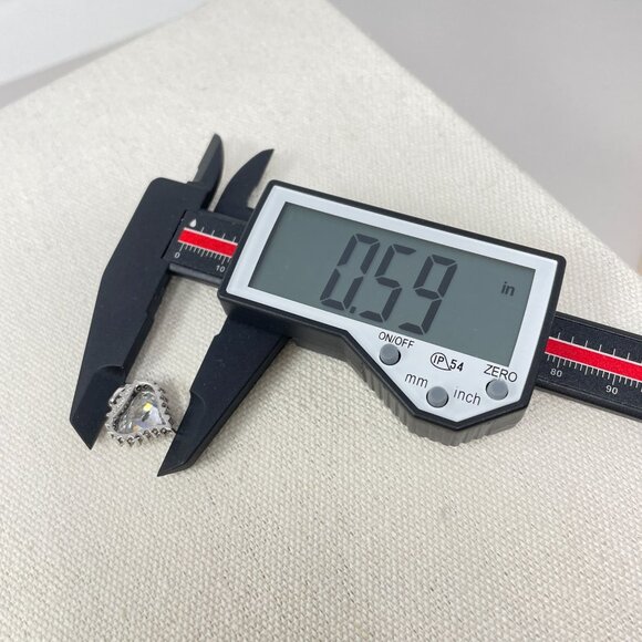 Stauer‎ Sterling Silver Cubic Zirconia Heart Pendant Vintage 925 CZ - Picture 11 of 11